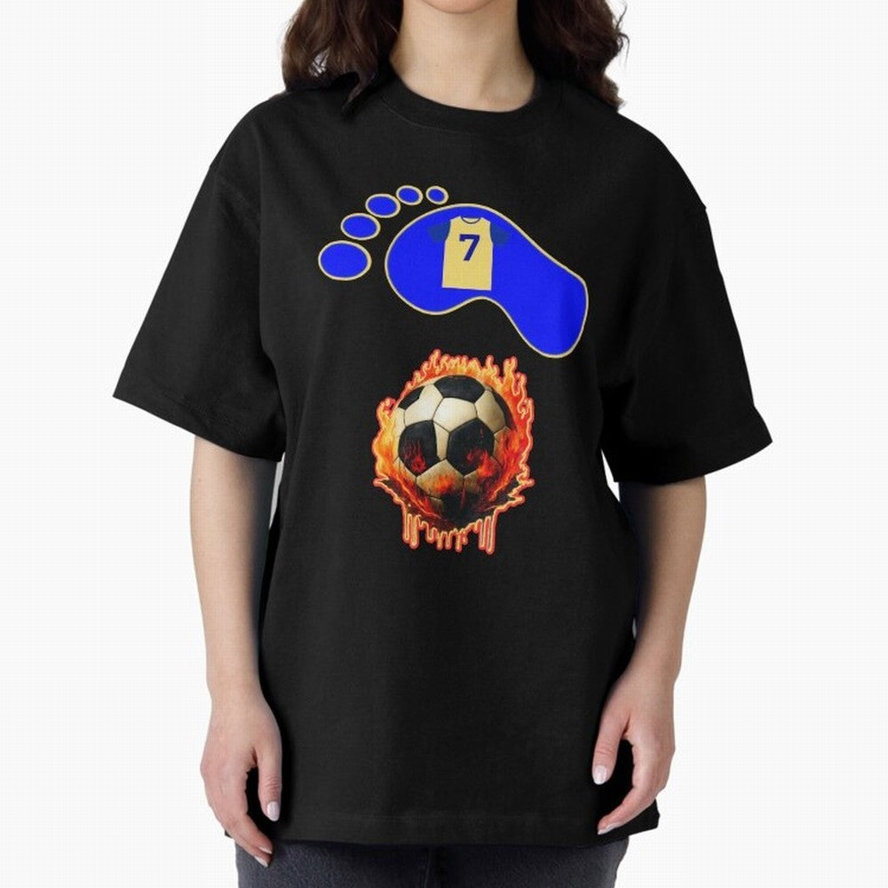 Cristiano Ronaldo 7 Oversized T-Shirt Feel the Trophy Chase of FIFA World Cup 2026 Group Stage for Fans of Messi and Spain, Bringing Football Passion, Legendary Performances, Festival Vibes and Supporter Community; Made for Die Hard Supporters,
