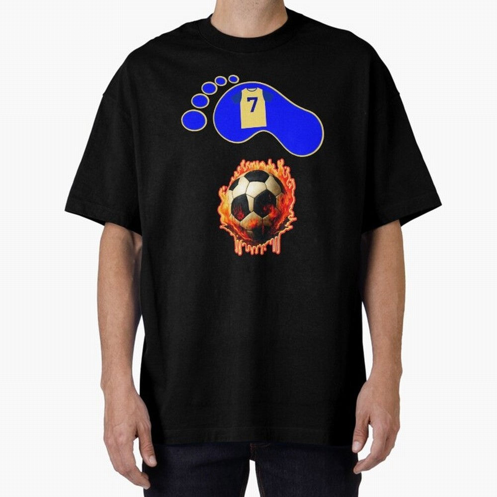 Cristiano Ronaldo 7 Oversized T-Shirt Feel the Trophy Chase of FIFA World Cup 2026 Group Stage for Fans of Messi and Spain, Bringing Football Passion, Legendary Performances, Festival Vibes and Supporter Community; Made for Die Hard Supporters,