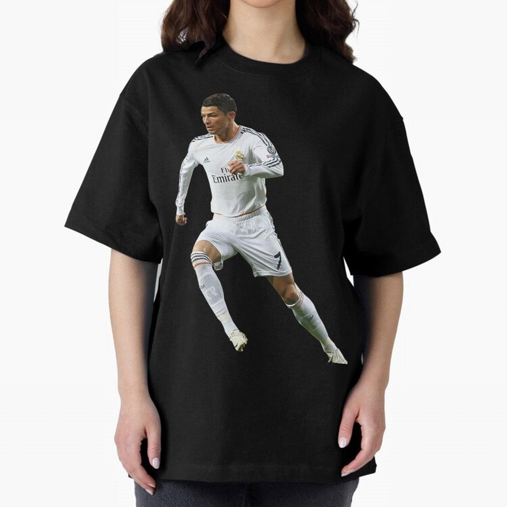 Cristiano Ronaldo Oversized T-Shirt Bring Home the FIFA World Cup 2026 Group Stage Journey through Messi Highlights, Spain and Netherlands Pride, Match Day Excitement, Supporter Culture, Golden Goals and Global Football Passion; Ideal for