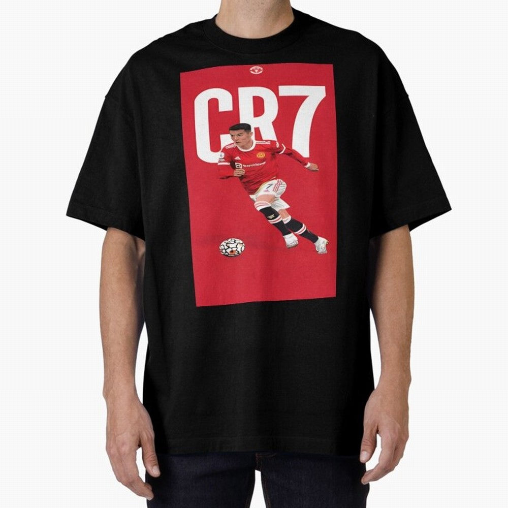 Cr7 Oversized T-Shirt Celebrate Rivalries and Pride in Global Football Passion for FIFA World Cup 2026 Group Stage, Centered on Messi, CR7 and Mbappe, Brazil, Supporter Pride, Iconic Celebrations, Legendary Names and Global Match Day Energy;