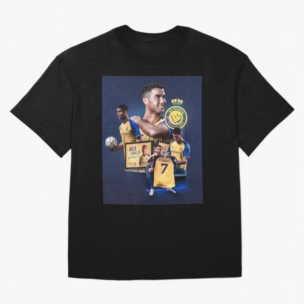 Art Cristiano Ronaldo Wallpaper Oversized T-Shirt Keep Football History Alive during Global Football Passion for FIFA World Cup 2026 USA Canada Mexico, Inspired by Cristiano Ronaldo, Haaland and CR7, Argentina, Football History, Final Match Energy,