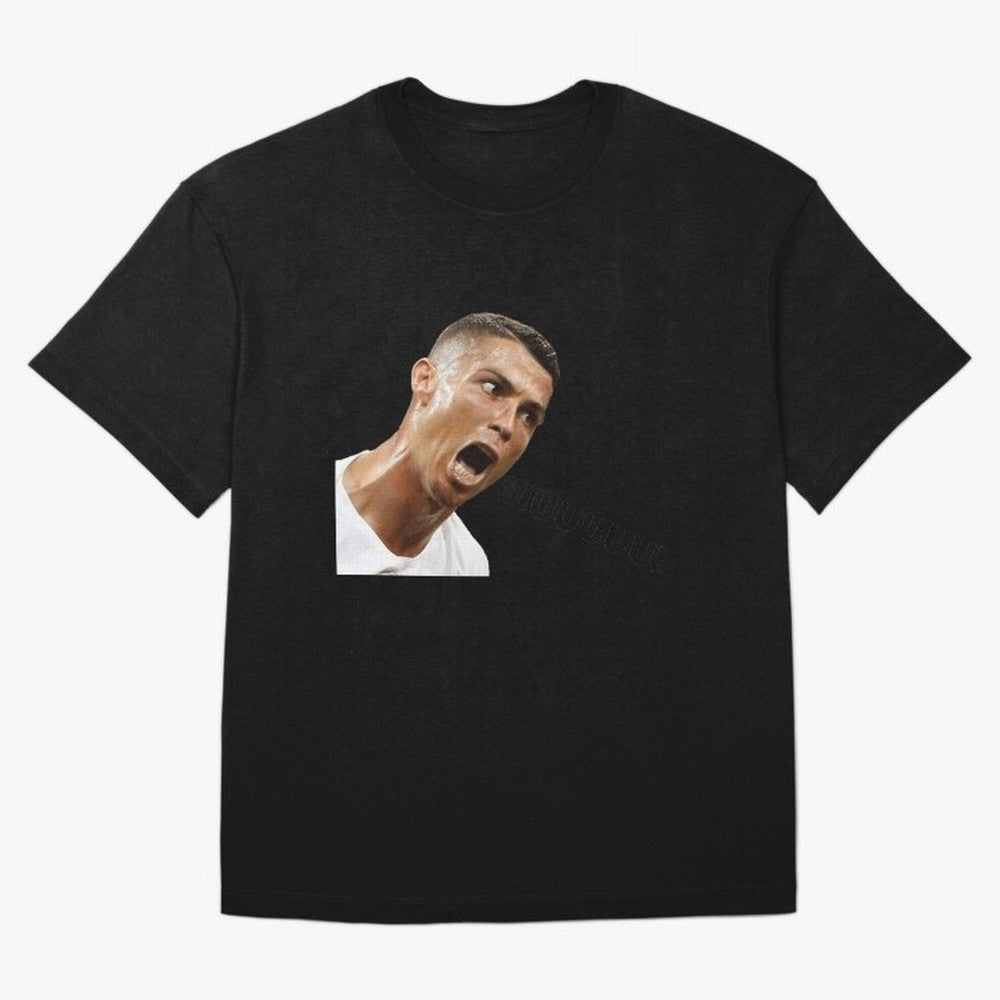 Cristiano Ronaldo Siuuu Meme Oversized T-Shirt Stand Proud for Global Football Passion for FIFA World Cup 2026 Group Stage, Highlighting Messi, CR7 and Mbappe, Brazil, Classic Soccer Heritage, Championship Pressure, Fan Loyalty and International