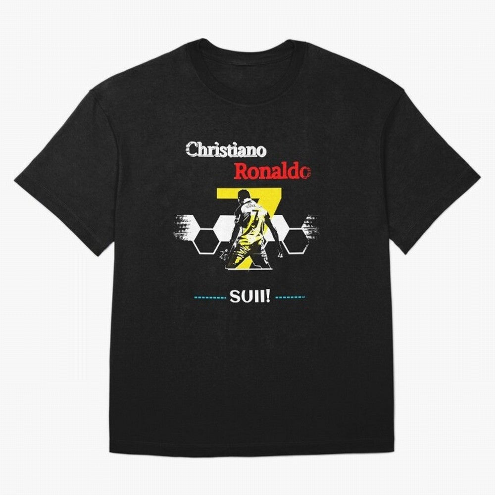 Cristiano Ronaldo Cr7 Oversized T-Shirt Celebrate Unforgettable Nights in the FIFA World Cup 2026 USA Canada Mexico Journey through Cristiano Ronaldo, Haaland and CR7 Highlights, Argentina, France and Brazil Pride, Classic Soccer Heritage,