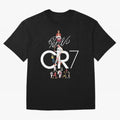 CR7 Oversized T-Shirt Showcase the FIFA World Cup 2026 Group Stage Journey through Haaland and Mbappe Highlights, France and Portugal Pride, Champion Mindset, Group Stage Buzz, Knockout Tension and Passionate Fan Culture; Made for Die Hard