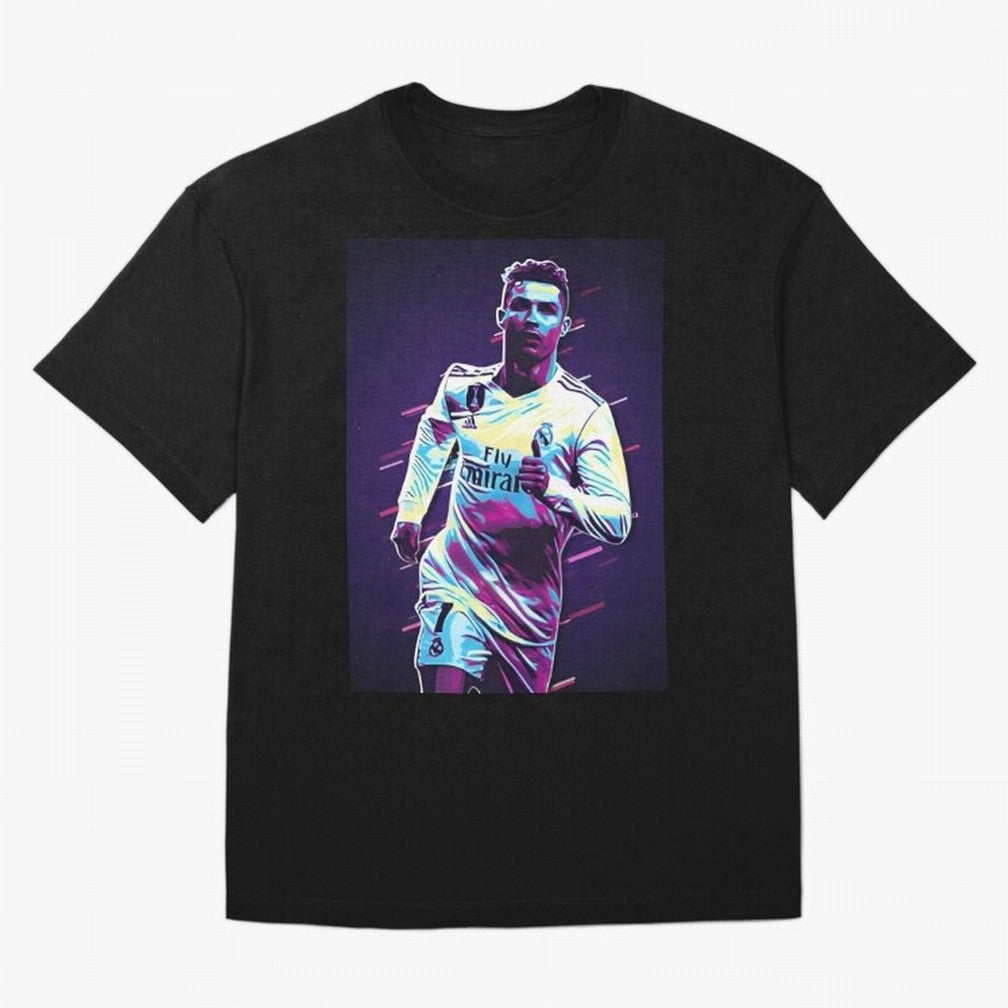 Cr7 Oversized T-Shirt Capture FIFA World Cup 2026 for Fans of Messi and Argentina and Brazil, Bringing Football Festival Excitement, Trophy Ambitions, Country Rivalries and Star Player Buzz; Ideal for Passionate Fans Who Love Underdog Stories,