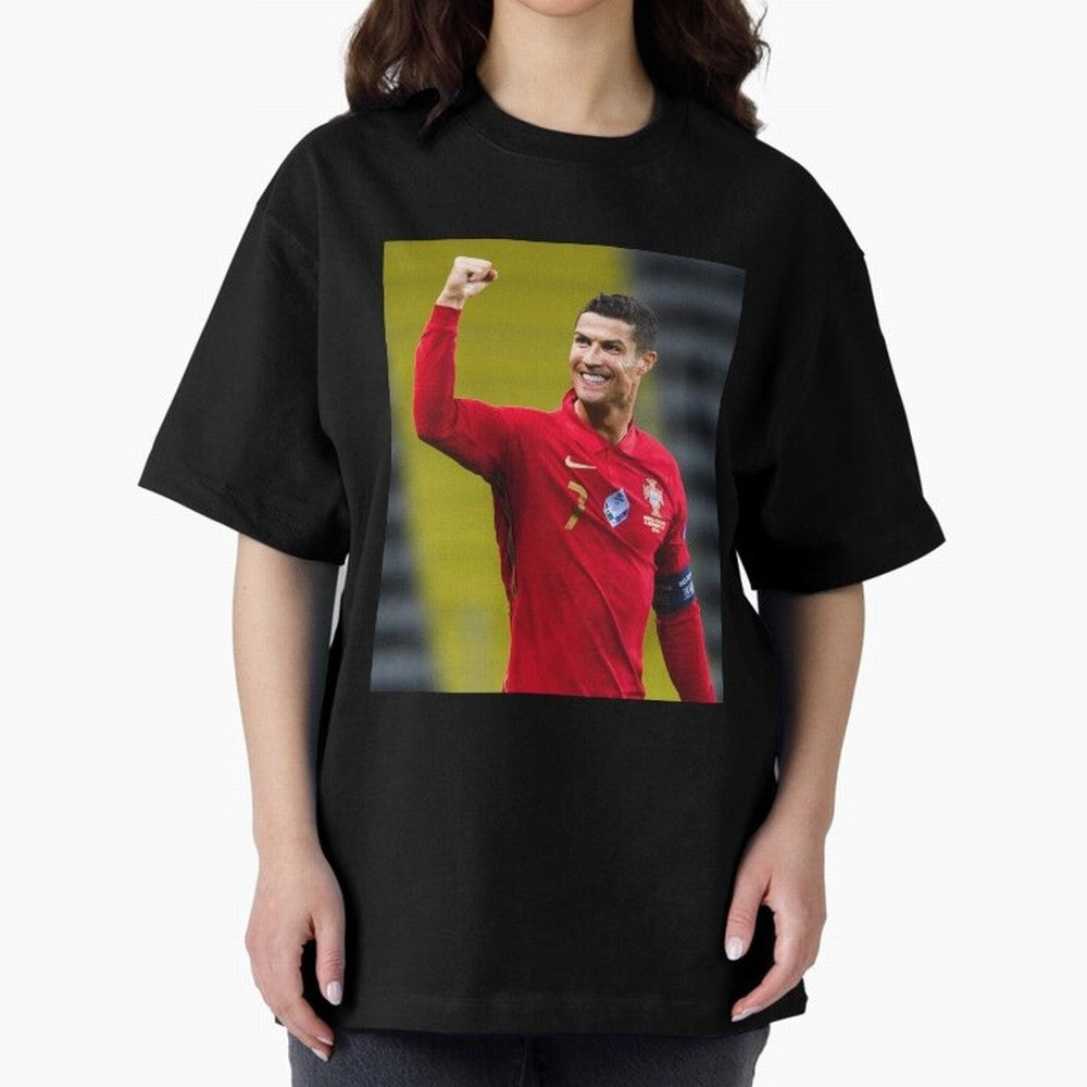 Cr7 | Cristiano Ronaldo | Portugal Oversized T-Shirt Celebrate the FIFA World Cup 2026 Group Stage Journey through CR7 Highlights, Portugal, Spain and Germany Pride, Match Day Excitement, Supporter Culture, Golden Goals and Global Football Passion;