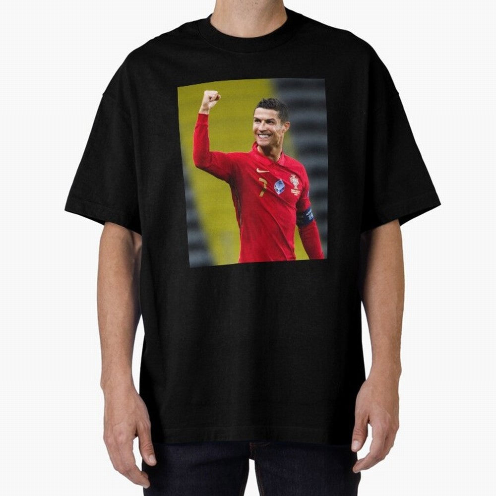 Cr7 | Cristiano Ronaldo | Portugal Oversized T-Shirt Celebrate the FIFA World Cup 2026 Group Stage Journey through CR7 Highlights, Portugal, Spain and Germany Pride, Match Day Excitement, Supporter Culture, Golden Goals and Global Football Passion;