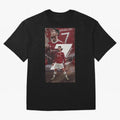 Cristiano Ronaldo Oversized T-Shirt Fuel FIFA World Cup 2026 USA Canada Mexico Centered on CR7, France Energy, Football Passion, Legendary Performances, Festival Vibes and Supporter Community; Ideal for Football Dads, Football Moms, Friends,