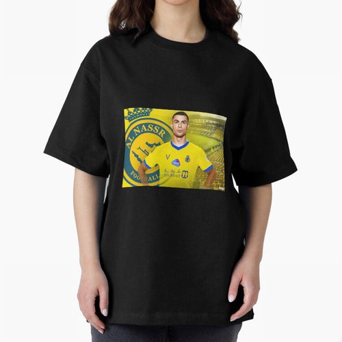 AL NASSR CRISTIANO RONALDO Oversized T-Shirt Refresh Match Day Hype around FIFA World Cup 2026 Group Stage, Neymar, England, France and Netherlands, Football Festival Excitement, Trophy Ambitions, Country Rivalries and Star Player Buzz; Created for