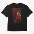Art Ronaldo Wallpaper Oversized T-Shirt Stand with FIFA World Cup 2026 Group Stage Made for CR7, Brazil, Portugal and Argentina Energy, Football Passion, Legendary Performances, Festival Vibes and Supporter Community; Great for Supporters Who Love
