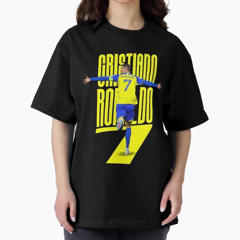 cristiano ronaldo 7 Oversized T-Shirt Live the Energy of the FIFA World Cup 2026 Journey through Messi, CR7 and Mbappe Highlights, Argentina, France and Brazil Pride, Football Festival Excitement, Trophy Ambitions, Country Rivalries and Star Player