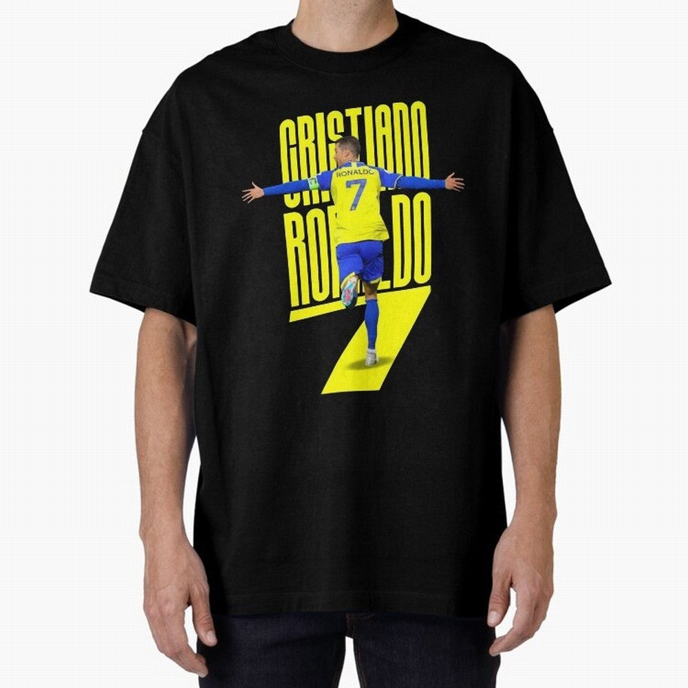 cristiano ronaldo 7 Oversized T-Shirt Live the Energy of the FIFA World Cup 2026 Journey through Messi, CR7 and Mbappe Highlights, Argentina, France and Brazil Pride, Football Festival Excitement, Trophy Ambitions, Country Rivalries and Star Player