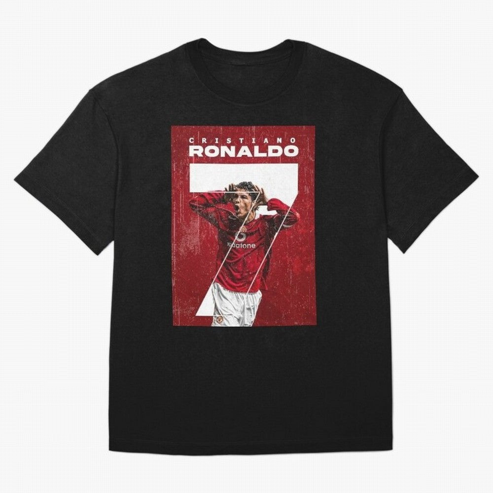 Cristiano Ronaldo Oversized T-Shirt Bring World Football Passion into FIFA World Cup 2026 USA Canada Mexico for Fans of Messi, Neymar and Mbappe and France and Portugal, Bringing Stadium Memories, Football Loyalty, International Chants and