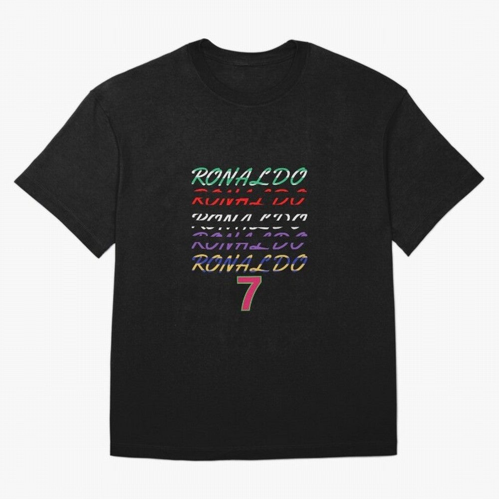 WITH CR7 RONALDO - ALL CAREER Oversized T-Shirt Make the Season About FIFA World Cup 2026 USA Canada Mexico Spirit, with Portugal, Spain and Germany, Cristiano Ronaldo, Haaland and CR7, Retro Football Energy, Iconic Rivalries, Trophy Chase Drama