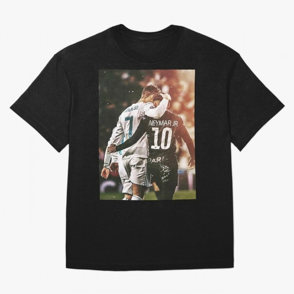 CR7 N Neymar Oversized T-Shirt Fuel FIFA World Cup 2026 Group Stage Inspired by Haaland and Mbappe, Brazil Energy, Championship Spirit, Famous Goals, Roaring Crowds and International Football Unity; Great for Supporters Who Love Legendary Players,