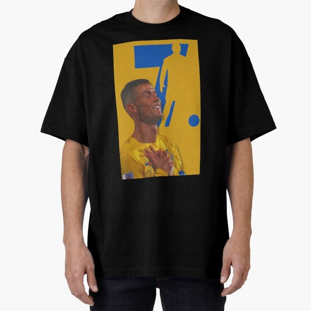 Cristiano ronaldo Oversized T-Shirt Fuel the Hype around FIFA World Cup 2026 Spirit, Connected to Brazil, CR7 and Messi, Championship Spirit, Famous Goals, Roaring Crowds and International Football Unity; Perfect for People Who Love Argentina,