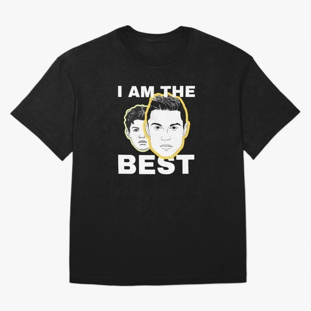 Cristiano Ronaldo - I Am The Best. Oversized T-Shirt Live the Energy of FIFA World Cup 2026 for Fans of CR7 and Messi and England and Germany, Bringing Match Day Excitement, Supporter Culture, Golden Goals and Global Football Passion; Ideal for