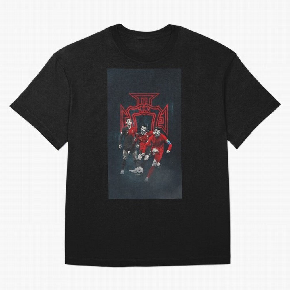 Art CR7 Wallpaper Oversized T-Shirt Join the Countdown to Match Day Hype around FIFA World Cup 2026 Group Stage, Messi, Neymar and Mbappe, Argentina, France and Brazil, Tournament Hype, Historic Matchups, Family Viewing Parties and Global Sports