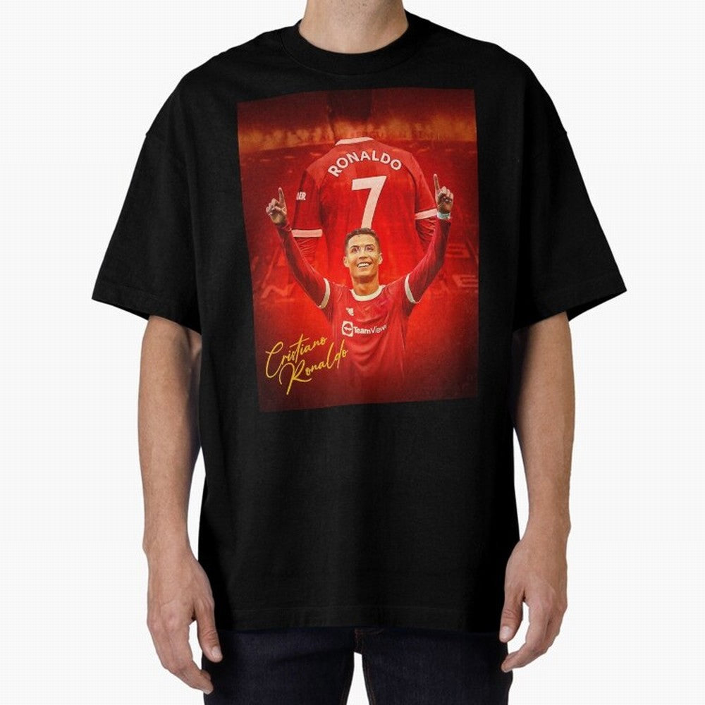 Cristiano Ronaldo ,Manchester 2022 Star, Football Poster, Ronaldo Gifts, Ronaldo Best Selling Oversized T-Shirt Bring Stadium Energy to the FIFA World Cup 2026 Group Stage Journey through Messi, CR7 and Mbappe Highlights, Germany Pride, Champion