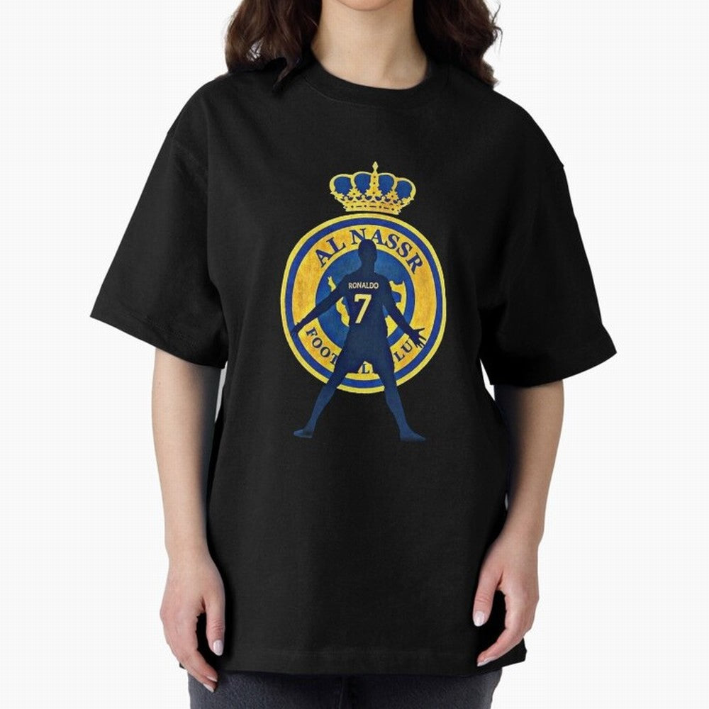 Cristiano Ronaldo T-shirt at Al-Nasr Saudi Club Oversized T-Shirt Carry National Pride through FIFA World Cup 2026 with Messi, Neymar and Mbappe, Brazil, Portugal and Argentina Energy, Game Day Rituals, Football Legends, Country Pride and the Road