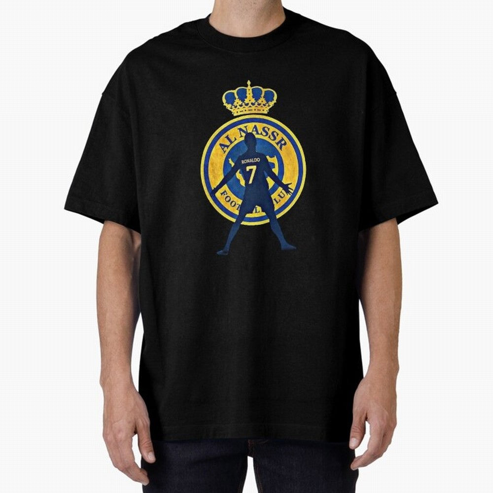 Cristiano Ronaldo T-shirt at Al-Nasr Saudi Club Oversized T-Shirt Carry National Pride through FIFA World Cup 2026 with Messi, Neymar and Mbappe, Brazil, Portugal and Argentina Energy, Game Day Rituals, Football Legends, Country Pride and the Road