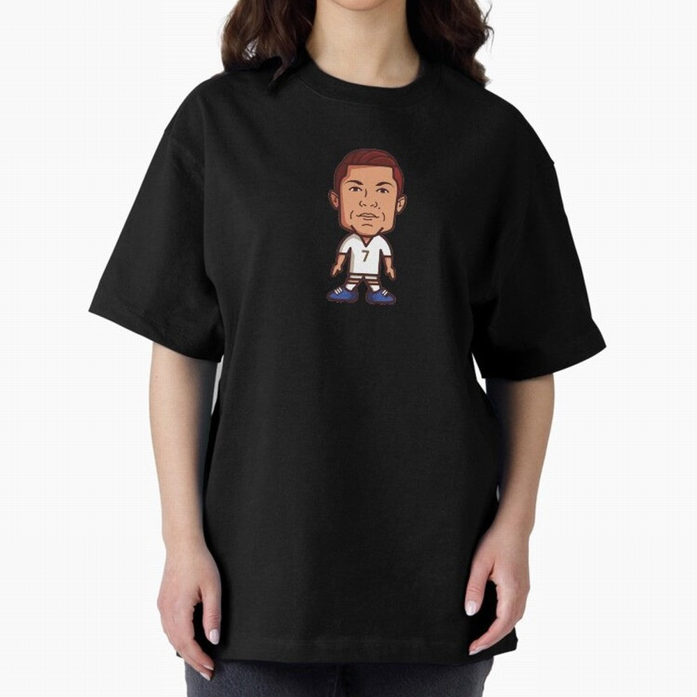 Cr7 Cristiano Ronaldo Oversized T-Shirt Relive FIFA World Cup 2026 USA Canada Mexico Inspired by Haaland, Spain and Netherlands Energy, Goal Celebration Energy, Supporter Heritage, Football Icons and Worldwide Tournament Joy; Ideal for Football