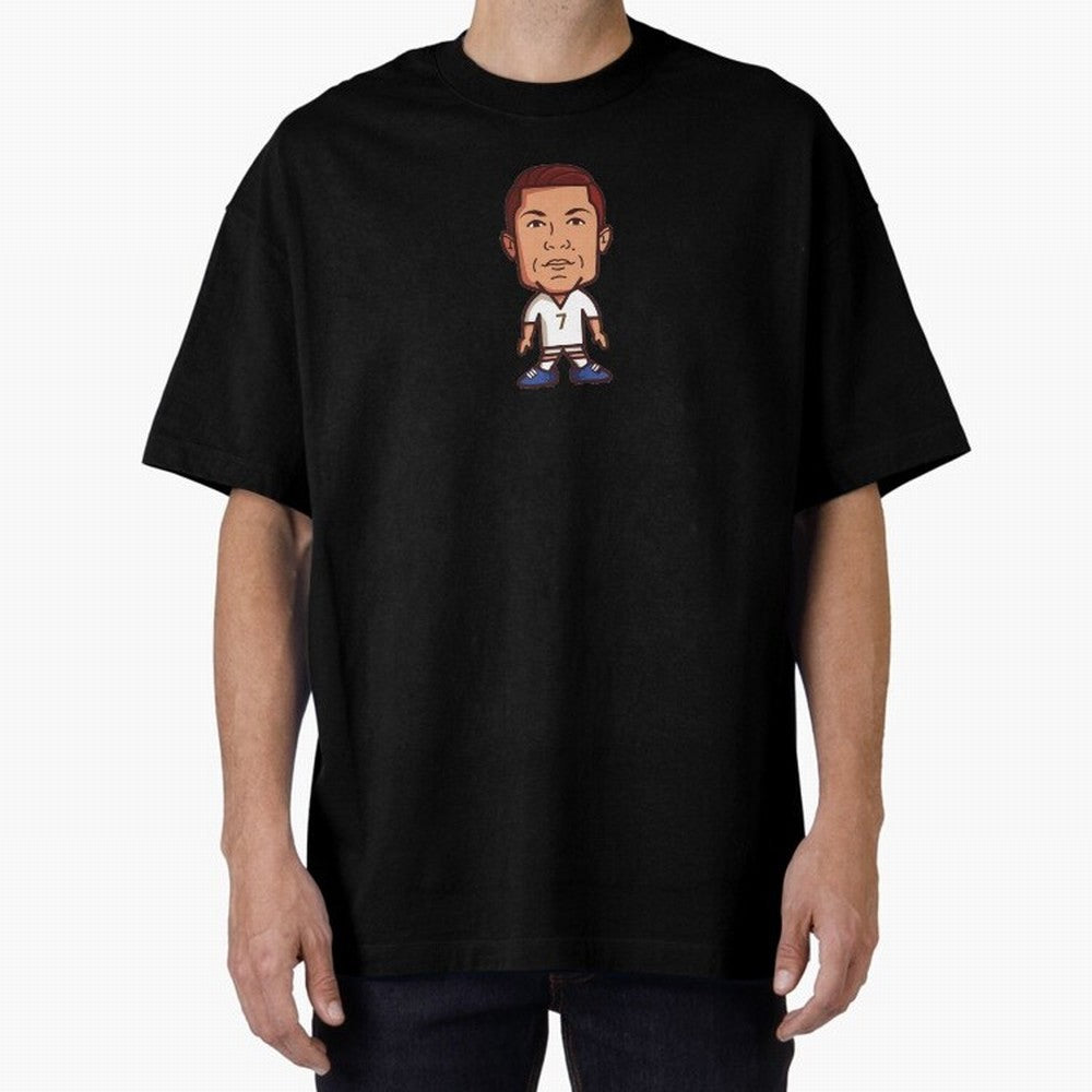 Cr7 Cristiano Ronaldo Oversized T-Shirt Relive FIFA World Cup 2026 USA Canada Mexico Inspired by Haaland, Spain and Netherlands Energy, Goal Celebration Energy, Supporter Heritage, Football Icons and Worldwide Tournament Joy; Ideal for Football
