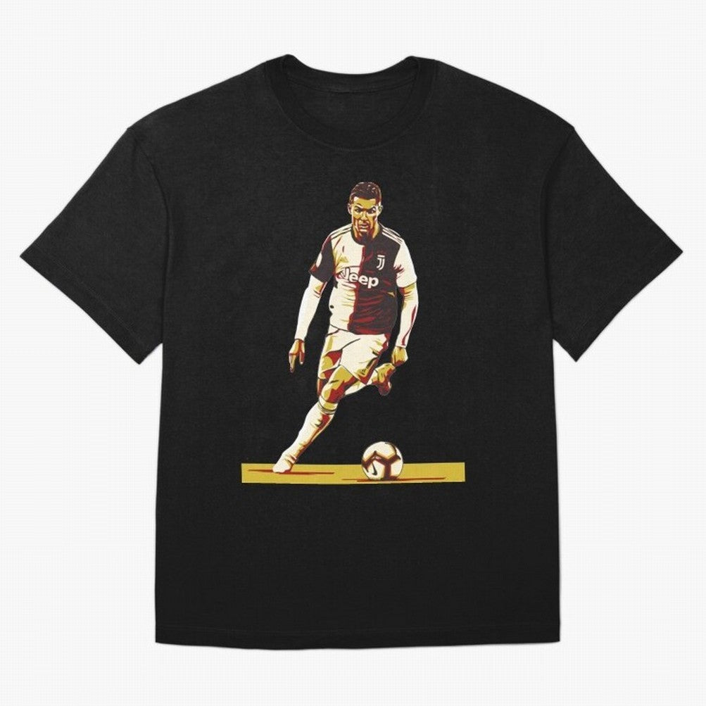 Cristiano Ronaldo Ronaldo Oversized T-Shirt Carry the Dream of FIFA World Cup 2026 for Fans of Messi and France and Portugal, Bringing Retro Football Energy, Iconic Rivalries, Trophy Chase Drama and Stadium Atmosphere; Great for Supporters Who Love