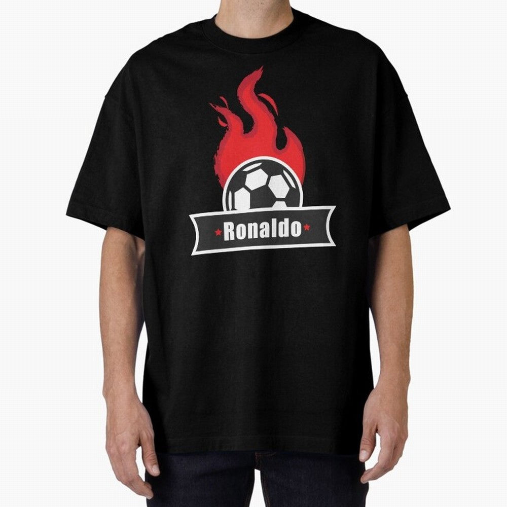 Football Player Design Oversized T-Shirt Celebrate the Magic of FIFA World Cup 2026 Group Stage Centered on Haaland and Mbappe, Argentina and Brazil Energy, Global Supporter Spirit, Legendary Goals, National Colors and Tournament Celebration;