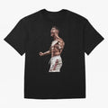 Cristiano Ronaldo - Celebration - CR7 - Black Oversized T-Shirt Support the Legends of FIFA World Cup 2026 Driven by Messi, Neymar and Mbappe, Spain Energy, Classic Soccer Heritage, Championship Pressure, Fan Loyalty and International Pride; Built