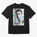 Cristiano Japanese Poster Oversized T-Shirt Make Game Day About the FIFA World Cup 2026 Journey through Cristiano Ronaldo, Haaland and CR7 Highlights, England, France and Netherlands Pride, Champion Mindset, Group Stage Buzz, Knockout Tension and