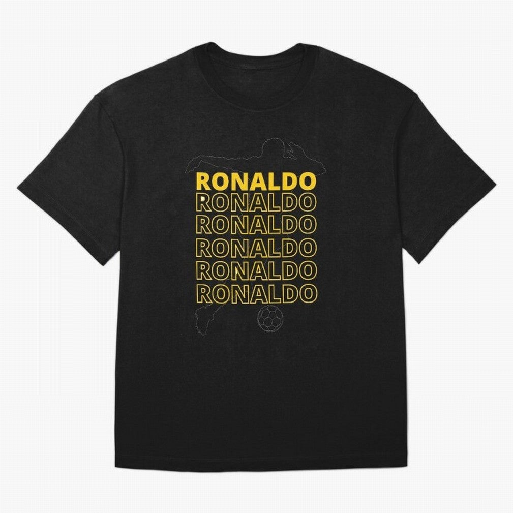 Ronaldo Oversized T-Shirt Share the Excitement of Global Football Passion for FIFA World Cup 2026 Group Stage, with Haaland and Mbappe, Spain and Netherlands, Champion Mindset, Group Stage Buzz, Knockout Tension and Passionate Fan Culture; Ideal