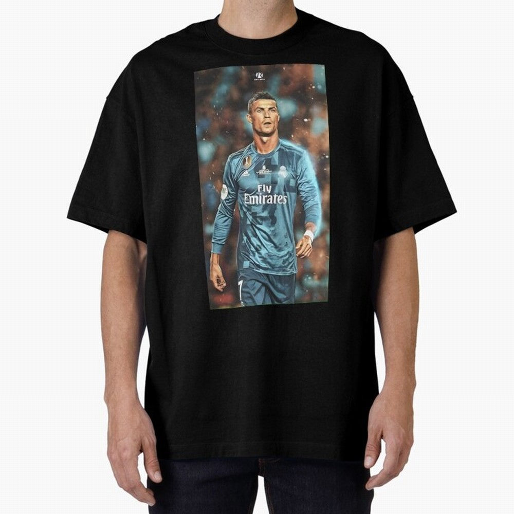 Cr7 Oversized T-Shirt Turn Every Weekend Toward Global Football Passion for FIFA World Cup 2026, Made for Mbappe, Germany, Championship Spirit, Famous Goals, Roaring Crowds and International Football Unity; Ideal for Passionate Fans Who Love