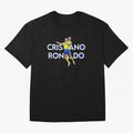 Cristiano Ronaldo Oversized T-Shirt Carry Global Football Passion for FIFA World Cup 2026, with Messi and Cristiano Ronaldo, France, Global Supporter Spirit, Legendary Goals, National Colors and Tournament Celebration; Ideal for Football Dads,