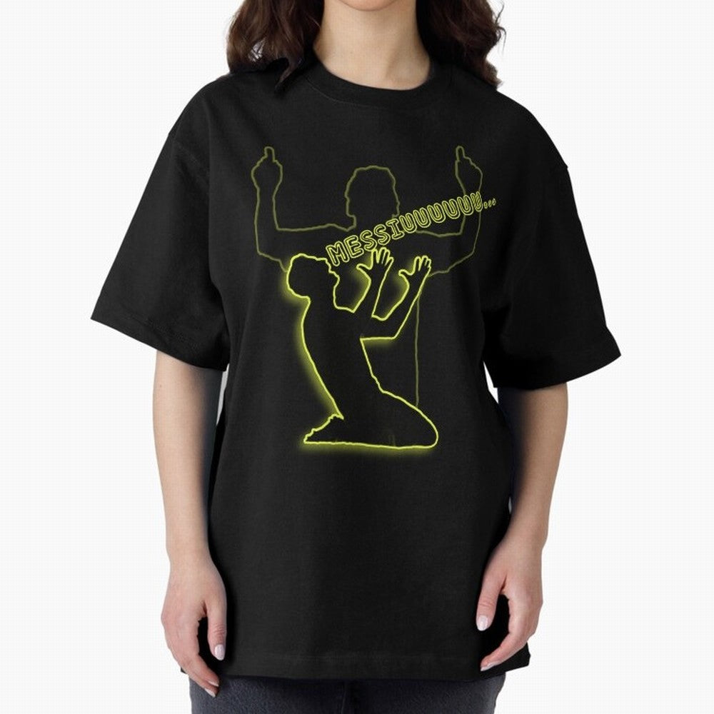 Messiuuu¡­ CR7 goal suiii Oversized T-Shirt Showcase FIFA World Cup 2026 Inspired by Messi, Argentina Energy, Worldwide Fan Energy, Dramatic Goals, Stadium Lights and Championship Celebrations; Perfect for Supporters Who Want Bold Football Energy,