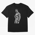 Cristiano Ronaldo Calma Oversized T-Shirt Celebrate Fan Culture around Match Day Hype around FIFA World Cup 2026 Group Stage, Messi, Neymar and Mbappe, Spain, Worldwide Fan Energy, Dramatic Goals, Stadium Lights and Championship Celebrations; Made