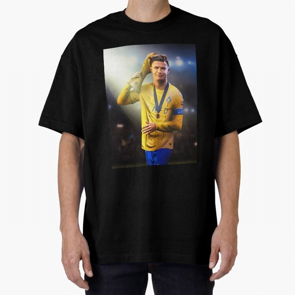 Cristiano Ronaldo Active( Oversized T-Shirt Celebrate the Biggest Stage of the FIFA World Cup 2026 Journey through Mbappe Highlights, Brazil, Portugal and Argentina Pride, Stadium Chants, National Pride, Trophy Dreams and Unforgettable Football