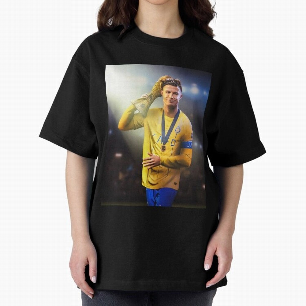 Cristiano Ronaldo Active( Oversized T-Shirt Celebrate the Biggest Stage of the FIFA World Cup 2026 Journey through Mbappe Highlights, Brazil, Portugal and Argentina Pride, Stadium Chants, National Pride, Trophy Dreams and Unforgettable Football