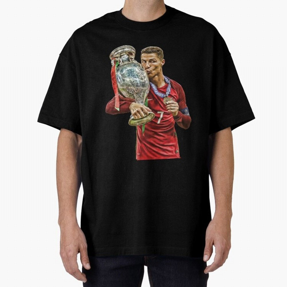 Cristiano Ronaldo Oversized T-Shirt Upgrade the FIFA World Cup 2026 USA Canada Mexico Journey through Cristiano Ronaldo Highlights, England and Germany Pride, Football Passion, Legendary Performances, Festival Vibes and Supporter Community; Made
