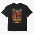 Ronaldo Oversized T-Shirt Celebrate the Road through FIFA World Cup 2026 Group Stage for Fans of Mbappe and Neymar and Spain, Bringing Football Passion, Legendary Performances, Festival Vibes and Supporter Community; Perfect for People Who Love