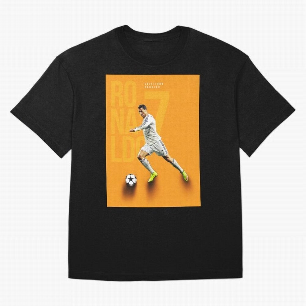 Cristiano Ronaldo 7 Oversized T-Shirt Celebrate National Team Dreams in Global Football Passion for FIFA World Cup 2026 USA Canada Mexico, Inspired by Messi, Neymar and Mbappe, Spain, Stadium Chants, National Pride, Trophy Dreams and Unforgettable