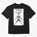 Cristiano Ronaldo Celebration Oversized T-Shirt Follow Match Day Hype around FIFA World Cup 2026 USA Canada Mexico, Cristiano Ronaldo, Brazil, Tournament Hype, Historic Matchups, Family Viewing Parties and Global Sports Pride; Ideal for Passionate