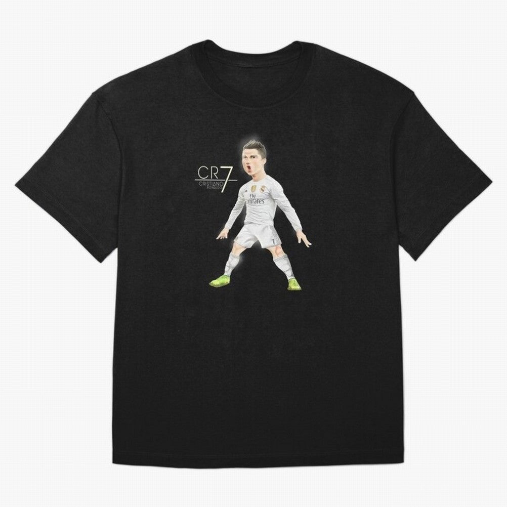 CR7 Oversized T-Shirt Celebrate Football Heritage in the FIFA World Cup 2026 Group Stage Journey through Mbappe and Neymar Highlights, Spain Pride, Football Festival Excitement, Trophy Ambitions, Country Rivalries and Star Player Buzz; Ideal for