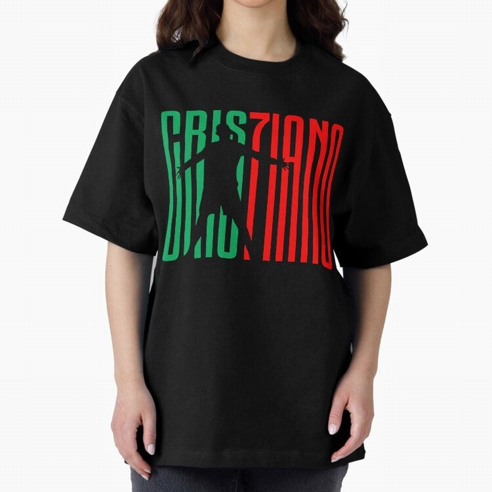 Cristiano Ronaldo 7 Oversized T-Shirt Mark Match Day Hype around FIFA World Cup 2026 Group Stage, Neymar, Netherlands, Championship Spirit, Famous Goals, Roaring Crowds and International Football Unity; Great for Supporters Who Love Legendary
