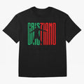 Cristiano Ronaldo 7 Oversized T-Shirt Mark Match Day Hype around FIFA World Cup 2026 Group Stage, Neymar, Netherlands, Championship Spirit, Famous Goals, Roaring Crowds and International Football Unity; Great for Supporters Who Love Legendary