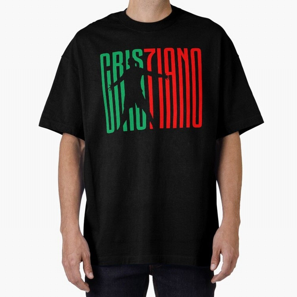 Cristiano Ronaldo 7 Oversized T-Shirt Mark Match Day Hype around FIFA World Cup 2026 Group Stage, Neymar, Netherlands, Championship Spirit, Famous Goals, Roaring Crowds and International Football Unity; Great for Supporters Who Love Legendary