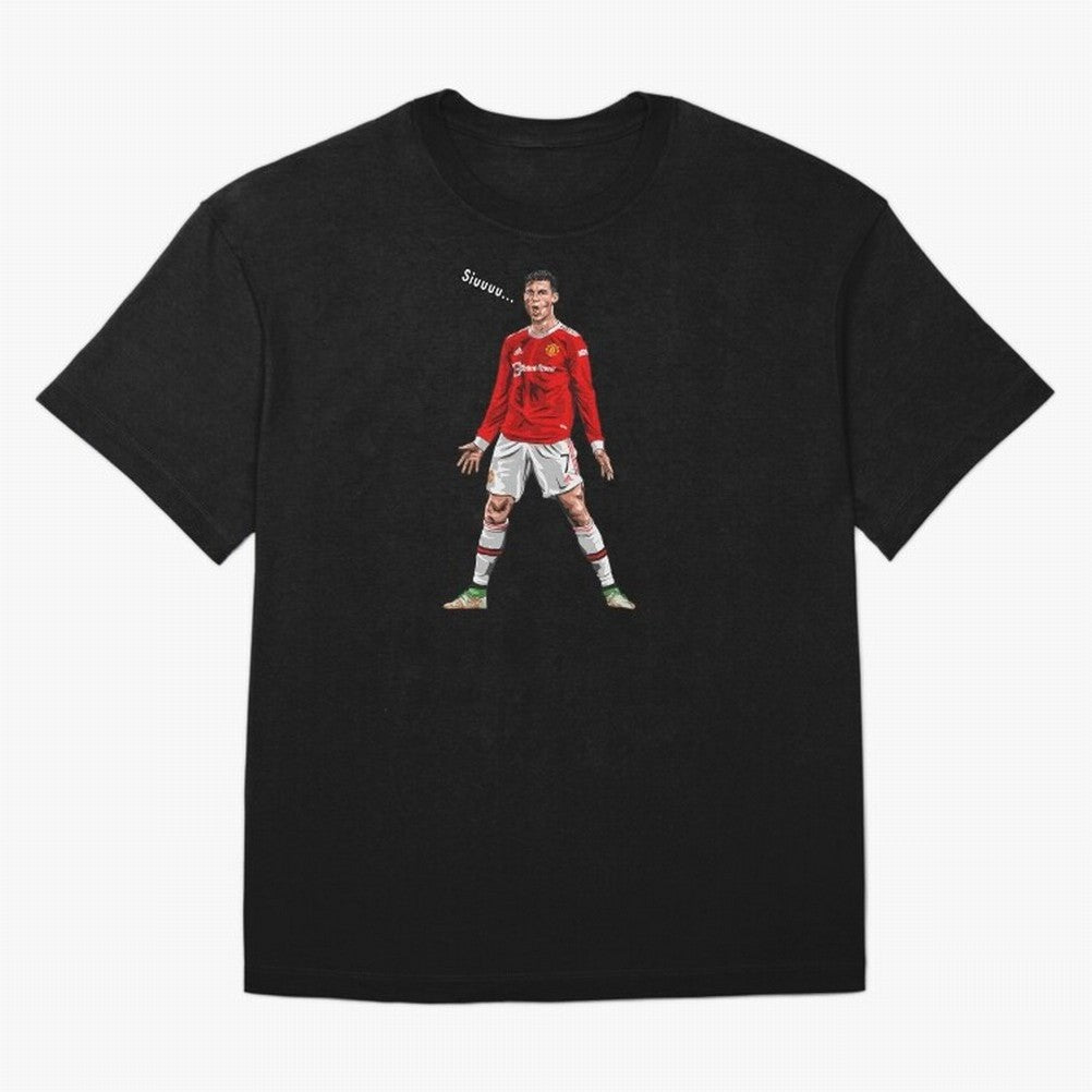 Christiano Ronaldo CR7 Siuuuuu... Oversized T-Shirt Represent Football Lovers during FIFA World Cup 2026 USA Canada Mexico Spirit, Inspired by Argentina, France and Brazil, Neymar, Classic Soccer Heritage, Championship Pressure, Fan Loyalty and