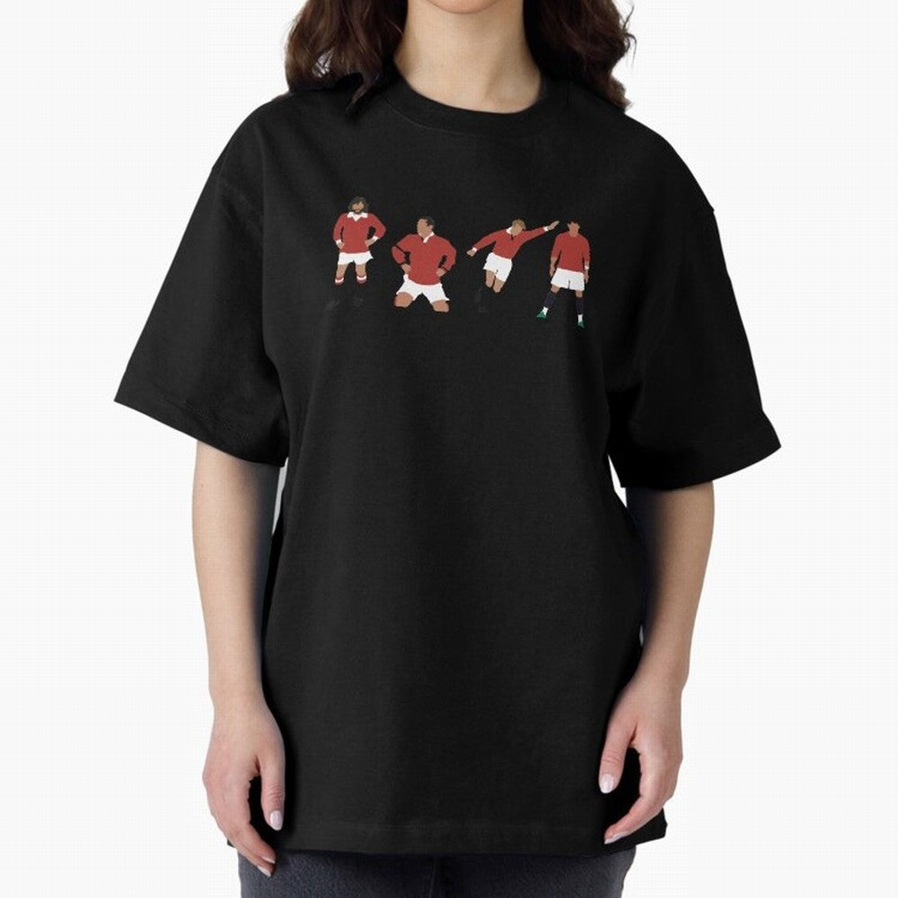 Manchester United Number 7 Design! Oversized T-Shirt Show Match Day Excitement for FIFA World Cup 2026 for Fans of CR7 and Portugal, Bringing Football Passion, Legendary Performances, Festival Vibes and Supporter Community; Made for Collectors Who