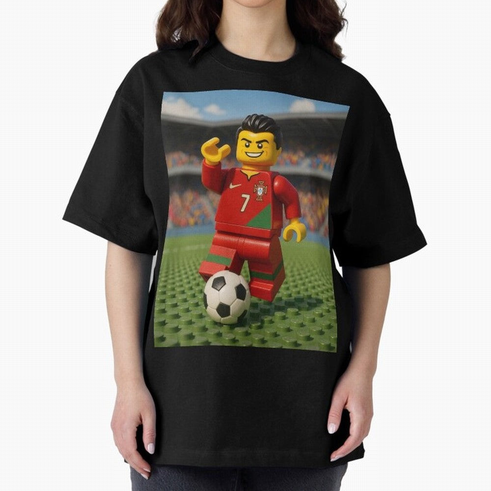 Block CR7 Oversized T-Shirt Make the Season About the FIFA World Cup 2026 USA Canada Mexico Journey through Haaland and Mbappe Highlights, Portugal, Spain and Germany Pride, Worldwide Fan Energy, Dramatic Goals, Stadium Lights and Championship