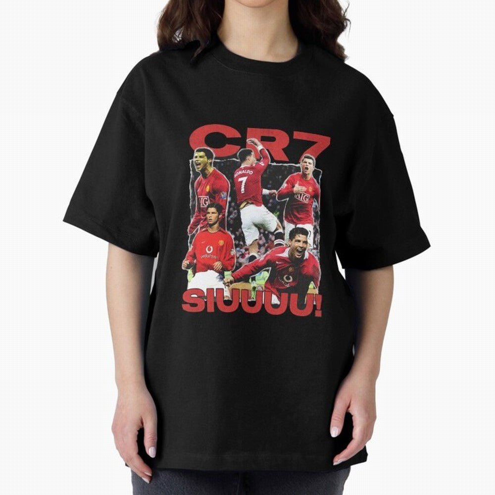 Retro Cristiano Ronaldo Manchester United Oversized T-Shirt Show Passion for the Stars of FIFA World Cup 2026 Featuring Cristiano Ronaldo, Netherlands Energy, Game Day Rituals, Football Legends, Country Pride and the Road to the Final; Ideal for